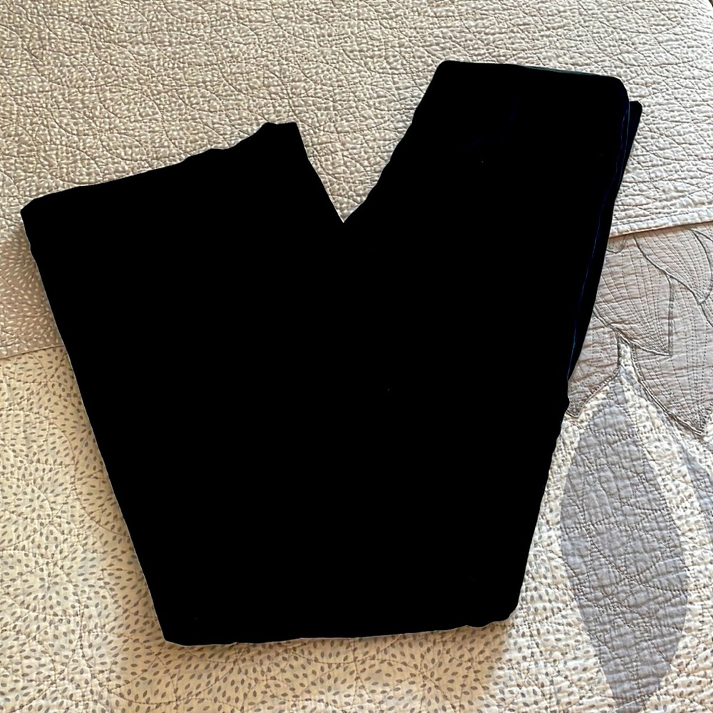 BLACK VELVET PANTS